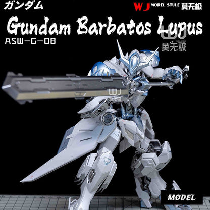 (WJ Studio) Customized Painted SH 1/100 MG Gundam Barbatos Lupus (Third Party, Not Original Bandai) Twilight Coating