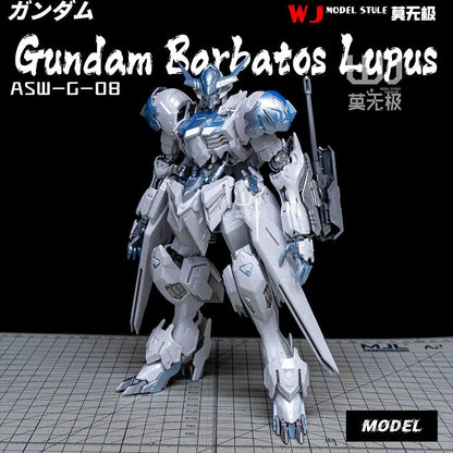 (WJ Studio) Customized Painted SH 1/100 MG Gundam Barbatos Lupus (Third Party, Not Original Bandai) Twilight Coating