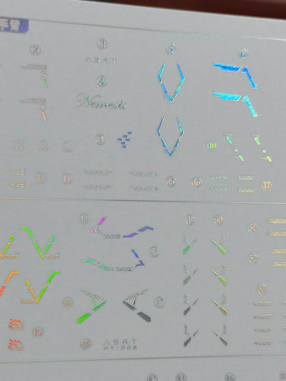 Holographic Water Decal for SNAA Infinite Dimensions RT-002 Nemesis