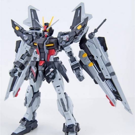 DRAGON MOMOKO Strike Noir Gundam 1/100 MG GAT-X105E+AQM/E-X09S Gundam