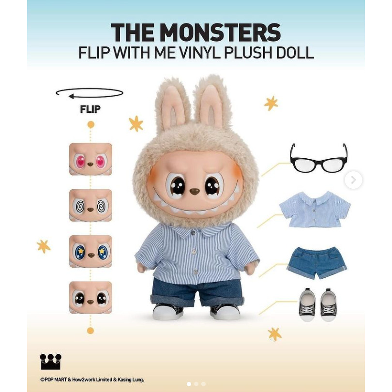 THE MONSTERS - FLIP WITH ME Vinyl Plush Doll – Cool Dragon Hobby