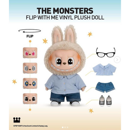 THE MONSTERS - FLIP WITH ME Vinyl Plush Doll