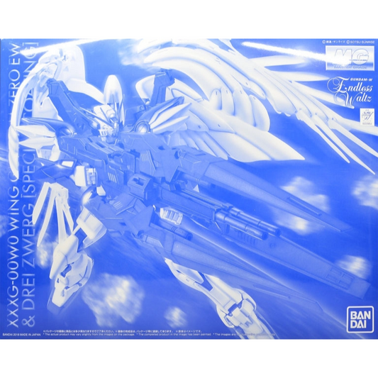 P.Bandai MG 1/100 XXXG-00W0 Wing Gundam Zero EW & Drei Zwerg [Special Coating]