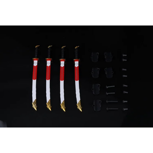 BW model Four Swords Katana for 1/100 MG MBF-P02 Astray Red Frame