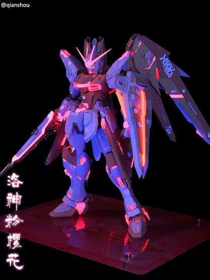 MG Freedom Gundam Ver.2.0 1/100 Customized Version Glow Cherry Pink (Qianshou Studio)