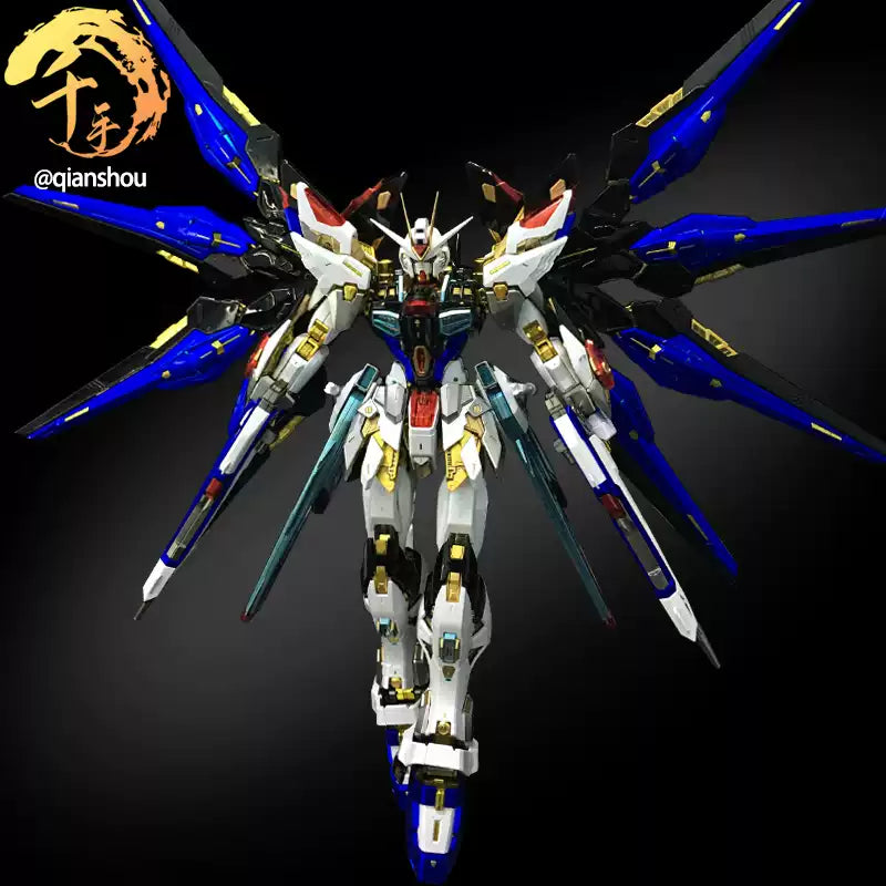 MGEX Strike Freedom 1/100 Customized Version Titanium Finish (Qianshou Studio)