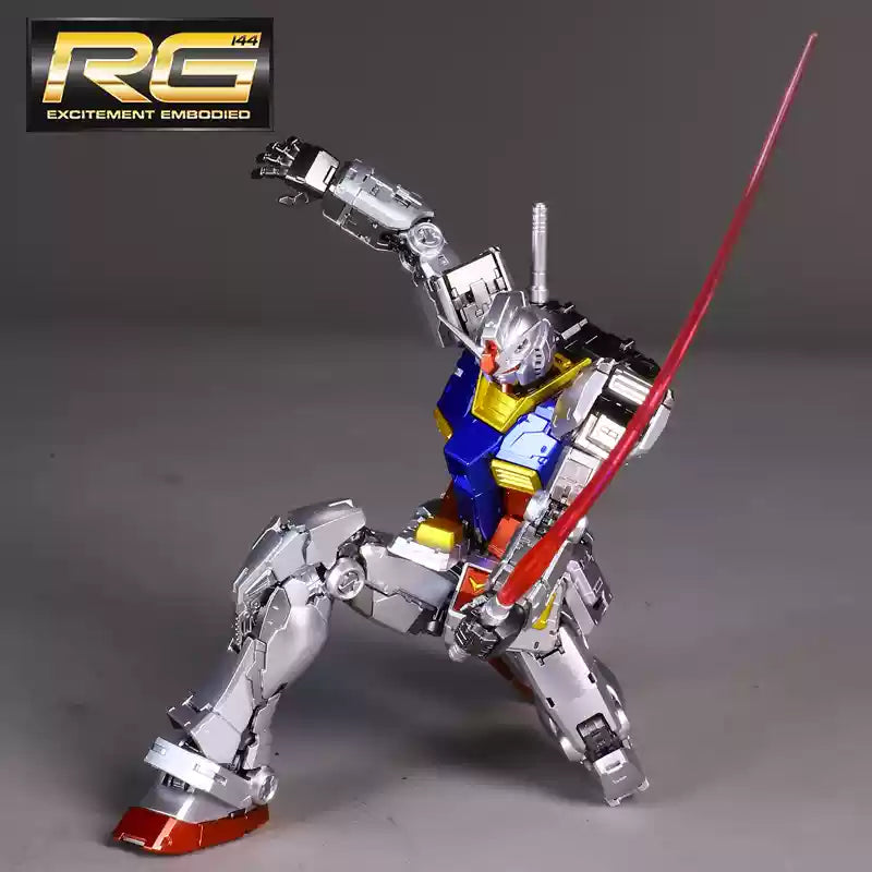 RG RX-78-2 Ver. 2.0 1/144 Customized Version Metallic Coating (Qianshou Studio)