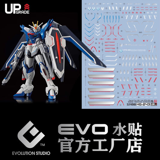 Evo Waterslide Decal – HG Rising Freedom Gundam Fluorescent Decal