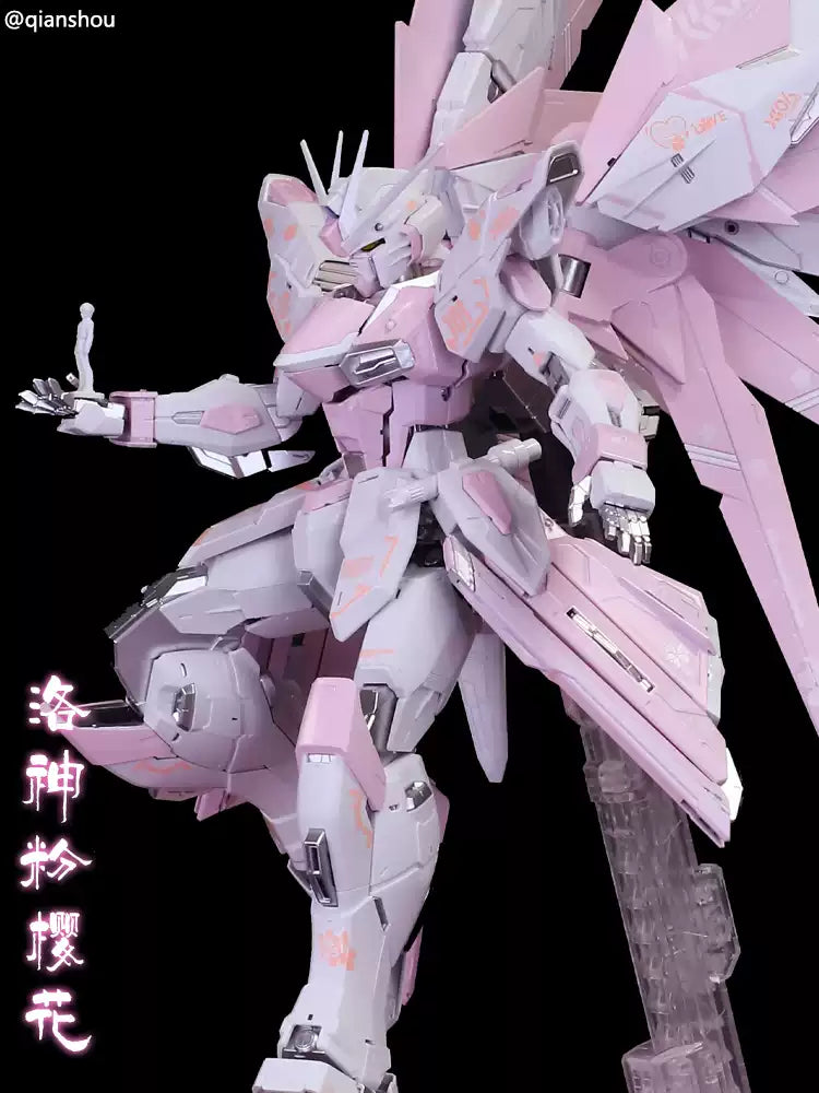 MG Freedom Gundam Ver.2.0 1/100 Customized Version Glow Cherry Pink (Qianshou Studio)