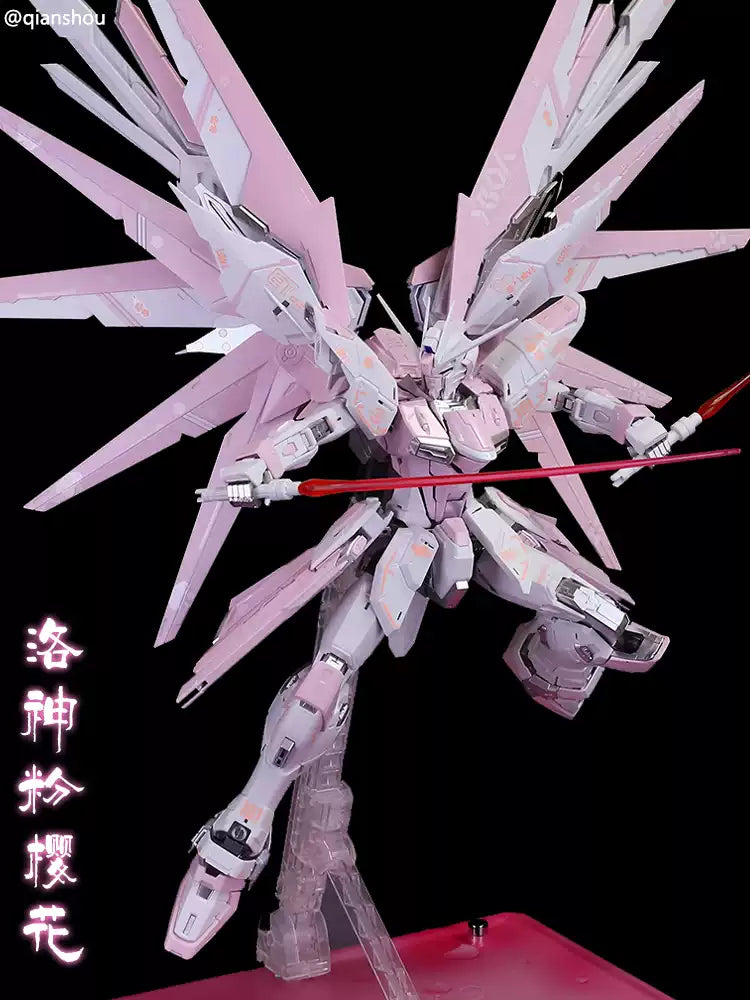 MG Freedom Gundam Ver.2.0 1/100 Customized Version Glow Cherry Pink (Qianshou Studio)