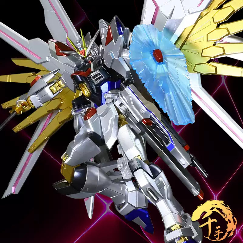 HG Mighty Strike Freedom Gundam 1/144 Customized Version Metallic Pain ...