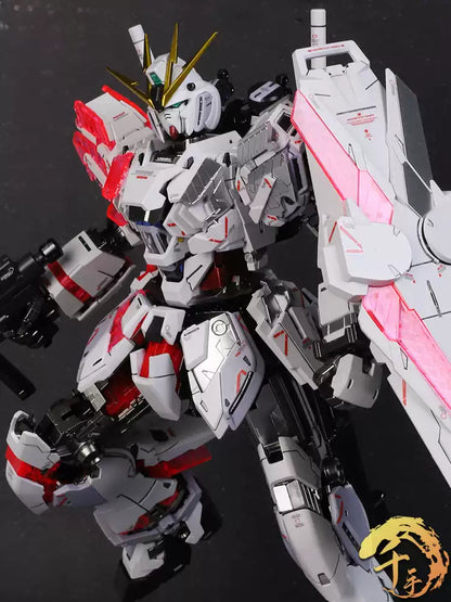 MG Narrative Gundam C-Packs Ver. Ka 1/100 Customized Version Glow Metallic (Qianshou Studio)