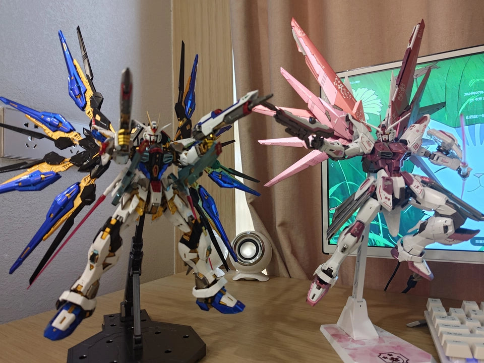 MGEX Strike Freedom 1/100 Customized Version Titanium Finish (Qianshou Studio)