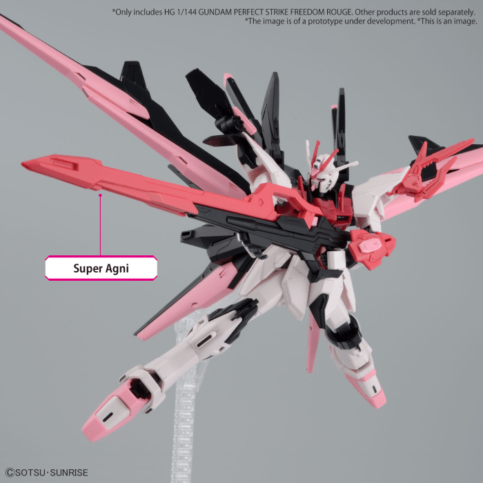 HG 1/144 GUNDAM PERFECT STRIKE FREEDOM ROUGE