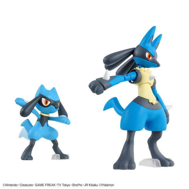 Pokemon Model KIt 44 Riolu & Lucario