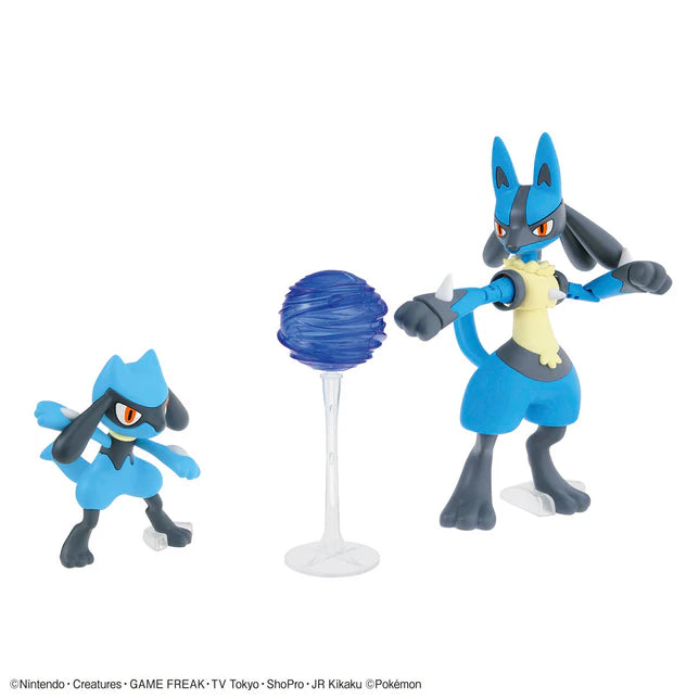 Pokemon Model KIt 44 Riolu & Lucario