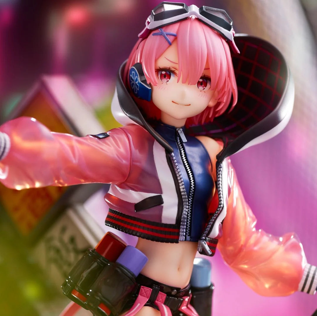 ReZero - Starting Life in Another World - Ram - Shibuya Scramble Figure - Neon City Ver. (Alpha Satellite, eStream)