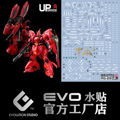 RG 1/144 MSN-04FF SAZABI EVO Water Decal