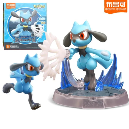 Blokees Building Block Pokemon Set S Riolu Action Figures
