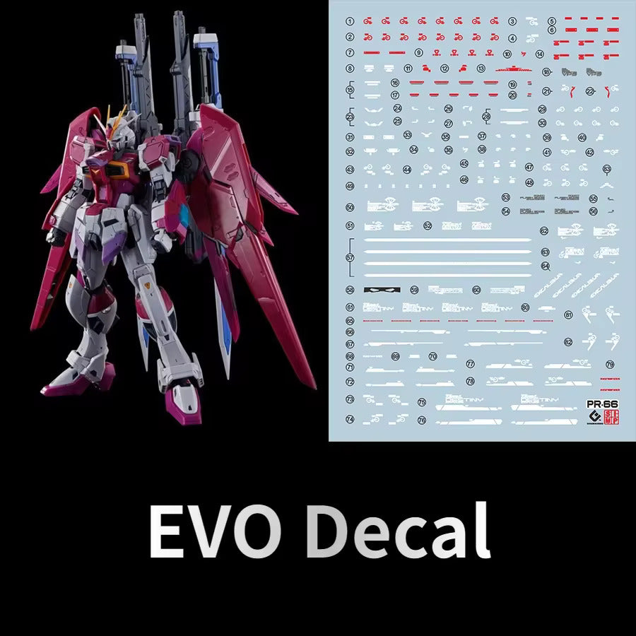 EVO Decal PR-66 for RG 1/144 DESTINY IMPULSE