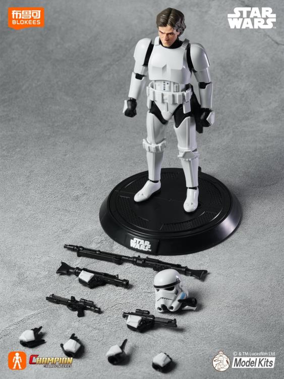 Blokees Star Wars: A New Hope Champion Class 03 Han Solo (Stormtrooper Disguise) Model Kit