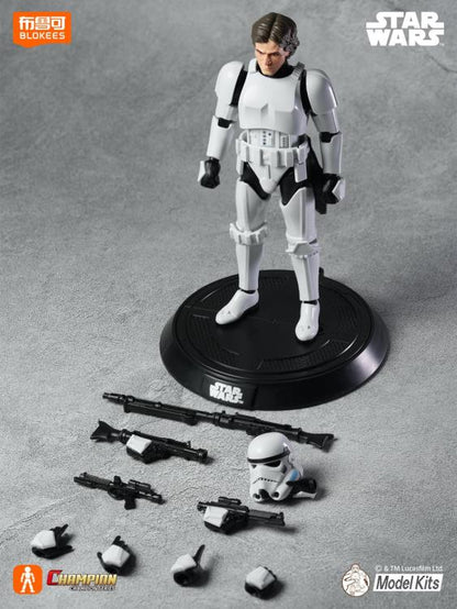 Blokees Star Wars: A New Hope Champion Class 03 Han Solo (Stormtrooper Disguise) Model Kit