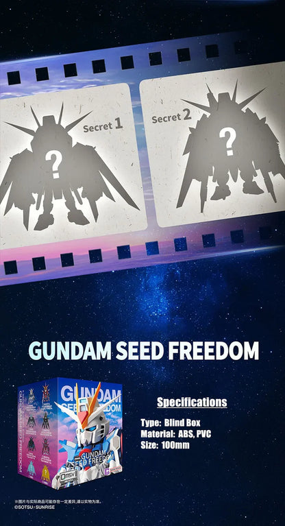 QMSV Seed Freedom Gundam Blind Box Series Movie Edition - Wholse Set of 8