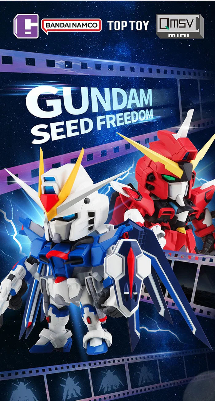 QMSV Seed Freedom Gundam Blind Box Series Movie Edition - Single QMSV Seed Freedom Gundam Blind Box Series Movie Edition - Single