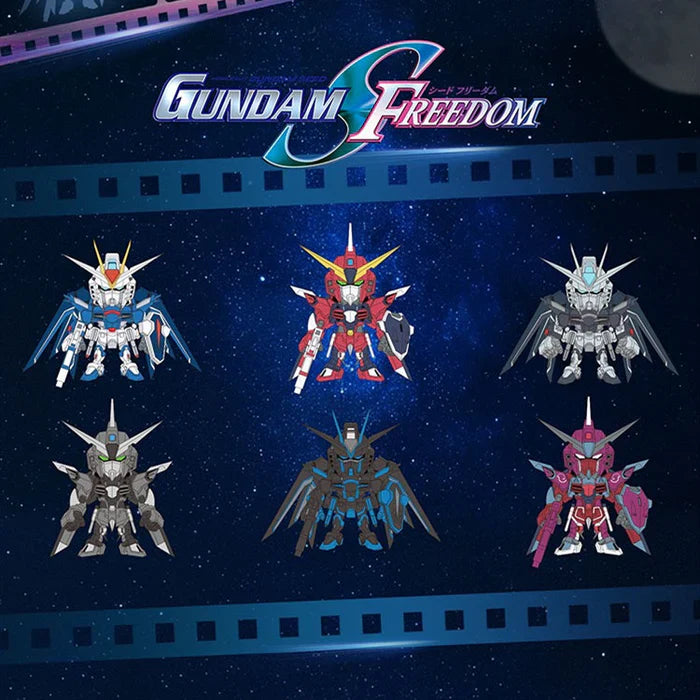 QMSV Seed Freedom Gundam Blind Box Series Movie Edition - Wholse Set of 8