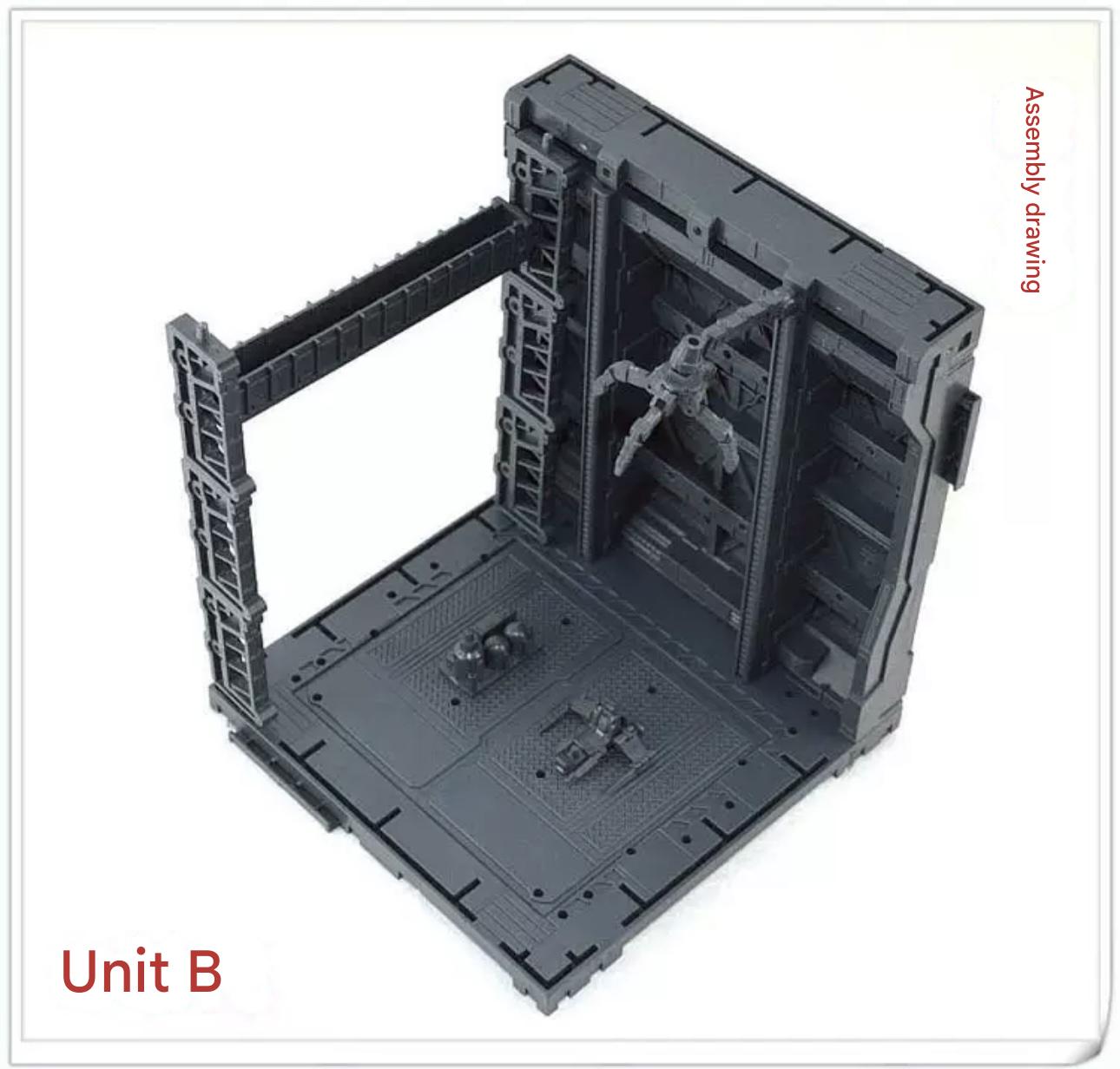 CC Maintenance Vault Unit B for HG/EG/MG 1/144 or 1/100 Model Kits