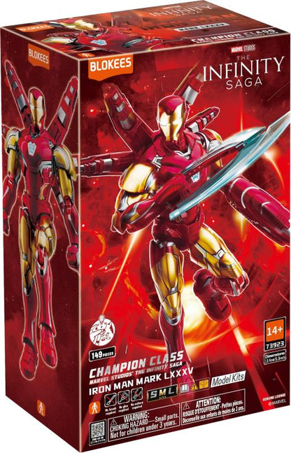 Blokees x Marvel Infinity Saga Champion Class CC01 Iron Man MK85 Model Kit