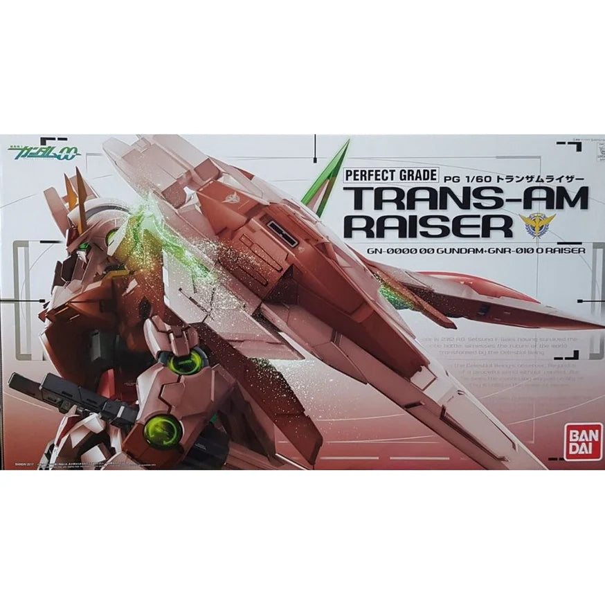 00 Rasier Trans Am PG 1/60 GN-0000 + GNR-010 Trans-Am Gundam 00 Raiser – Cool Dragon Hobby