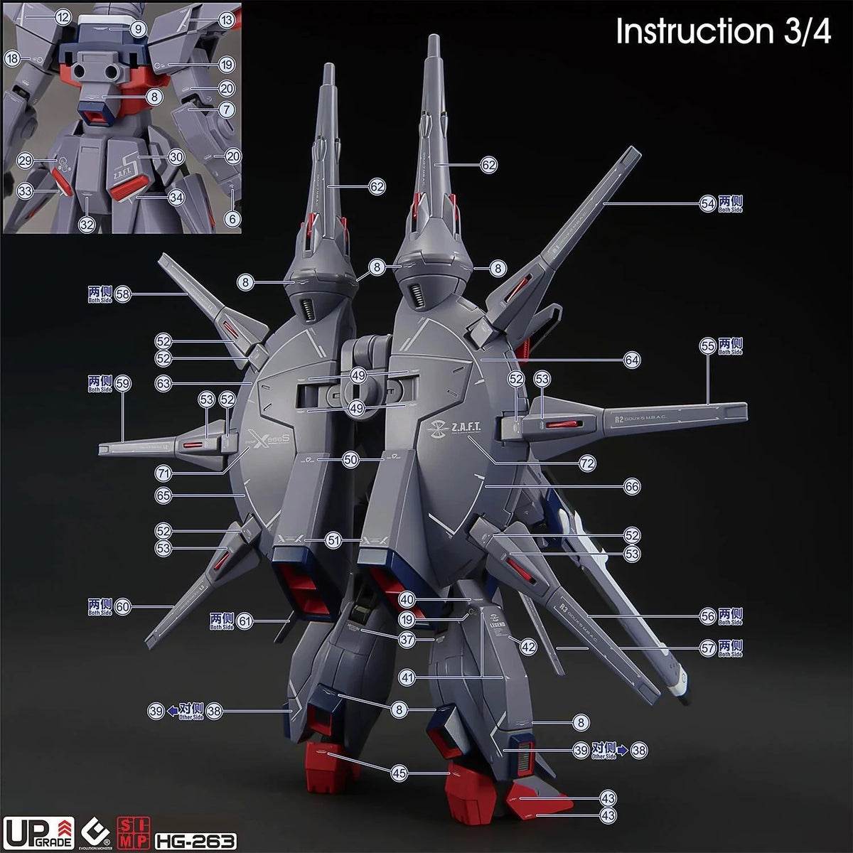 HG Legend Gundam EVO Water Decal
