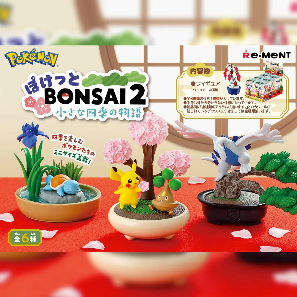 Re-Ment Pokemon BONSAI 2 Little Four Seasons Story - Single Blind Box