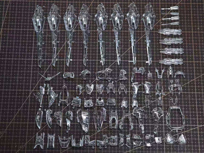 Yu Jiao MGEX Freedom Half Clear Armor Parts Set (2 sets Required for Full Body Armor)