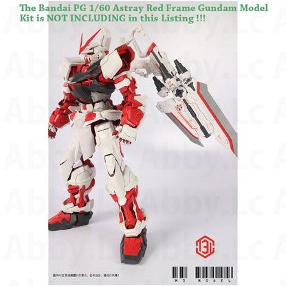 M3 Swords Weapon Unit Equipment Type for Bandai 1/60 PG Gundam Astray Red Frame