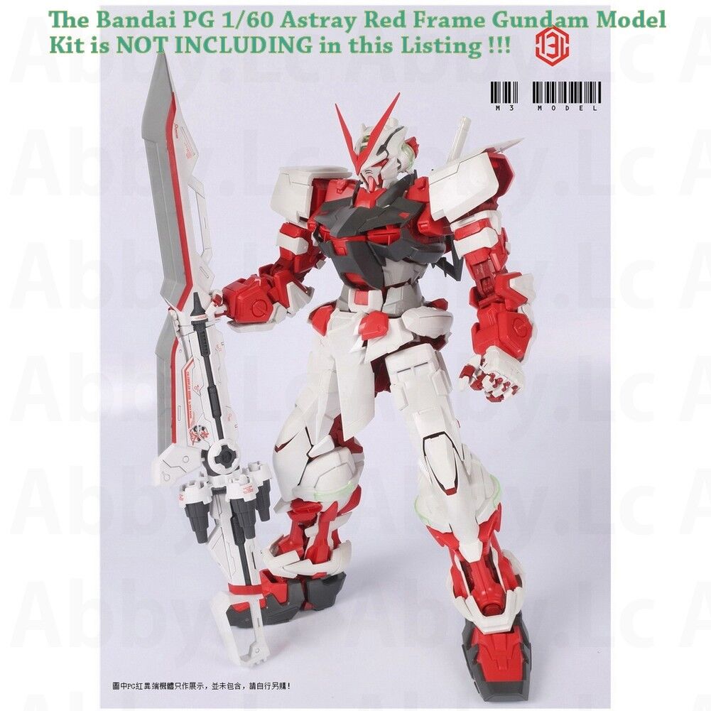 M3 Swords Weapon Unit Equipment Type for Bandai 1/60 PG Gundam Astray Red Frame