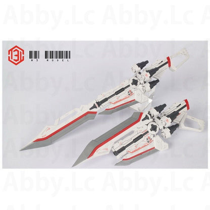 M3 Swords Weapon Unit Equipment Type for Bandai 1/60 PG Gundam Astray Red Frame