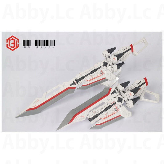 M3 Swords Weapon Unit Equipment Type for Bandai 1/60 PG Gundam Astray Red Frame